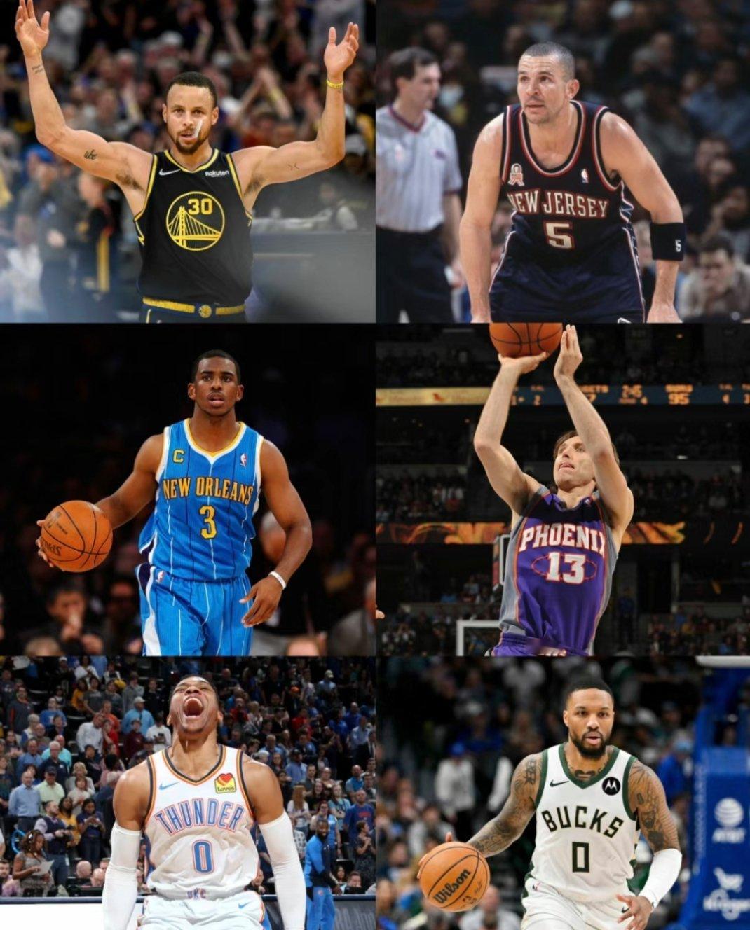 21世纪前六控卫，按实力你会怎么排？[疑问][疑问][疑问] nba  NBA[