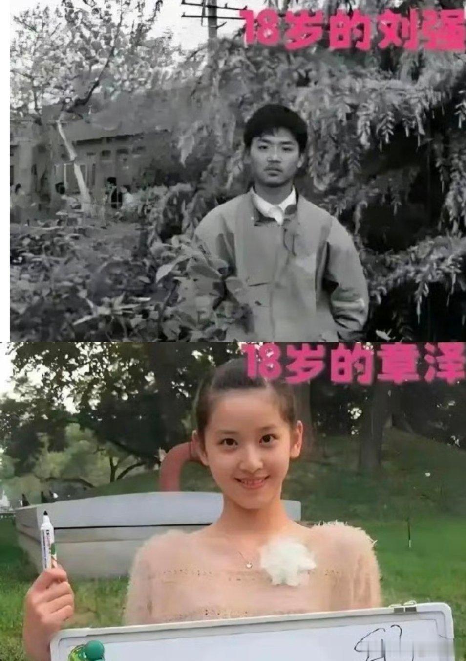 18岁的刘强东和18岁的章泽天典型的农村小伙靠努力娶到了原本连看都不会看他一眼的