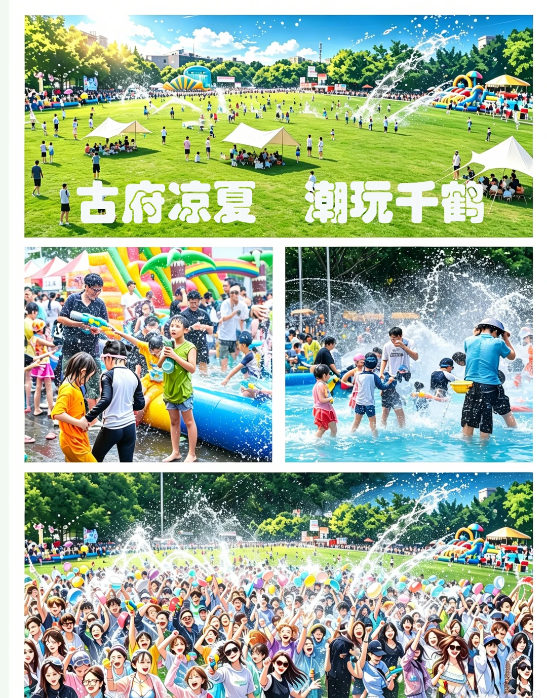 杭州周边玩水天花板🔥建德千鹤泼水狂欢周来啦 不用跑西双版纳！建德梅城...