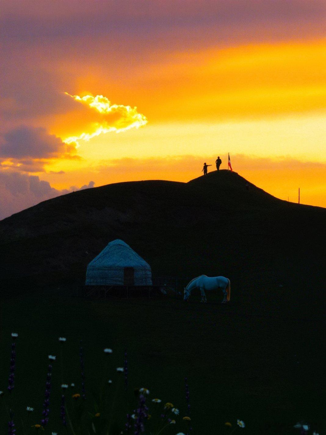 随手拍 寻找美丽的夕阳，让夕阳余晖染红天空，感受日落的美丽与悲壮……用眼睛寻找美