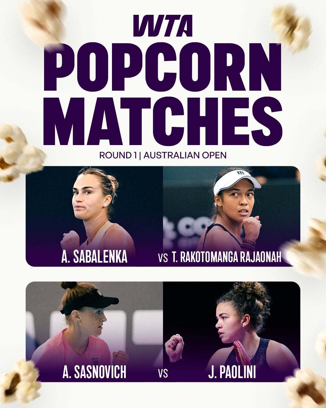 澳网2026 第一比赛日到来今天你会关注哪些对决呢？ 