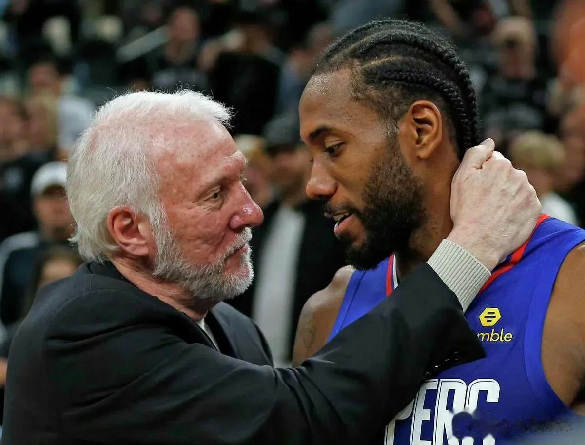 NBA现役教父波波维奇，他会爱护他的每一位弟子！

伦纳德的快船客场挑战马刺，只