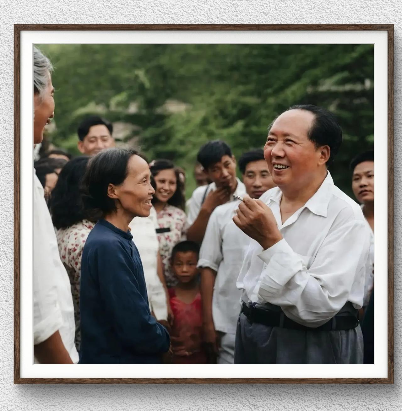 伟人与父老乡亲们