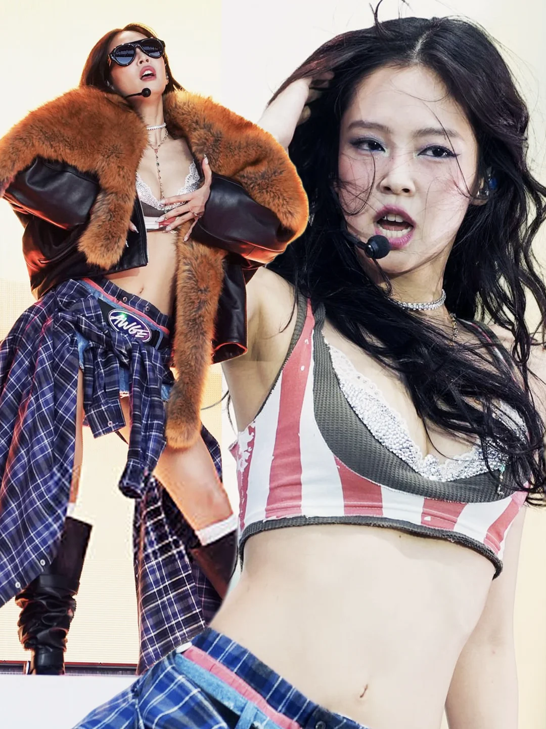 Jennie纽约音乐节舞台生图，完全为舞台而生