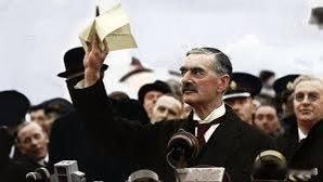 1938年9月29日至30日有一个非常著名的协定——《慕尼黑协定》。英国首相张伯