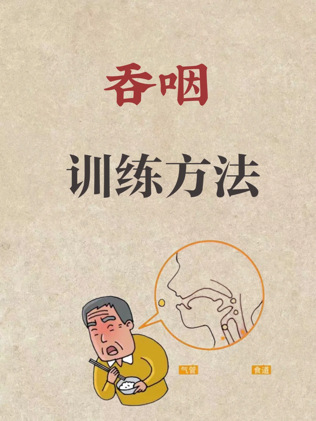 吞咽训练方法📖