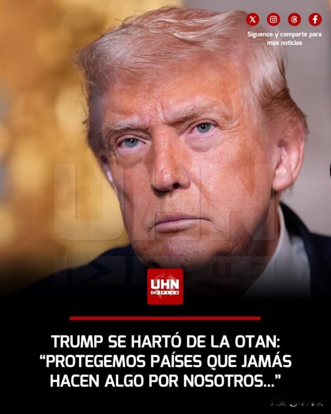 唐纳德·特朗普对北约国家的耐心已经耗尽。在一次措辞激烈的演讲中，特朗普强硬地发出