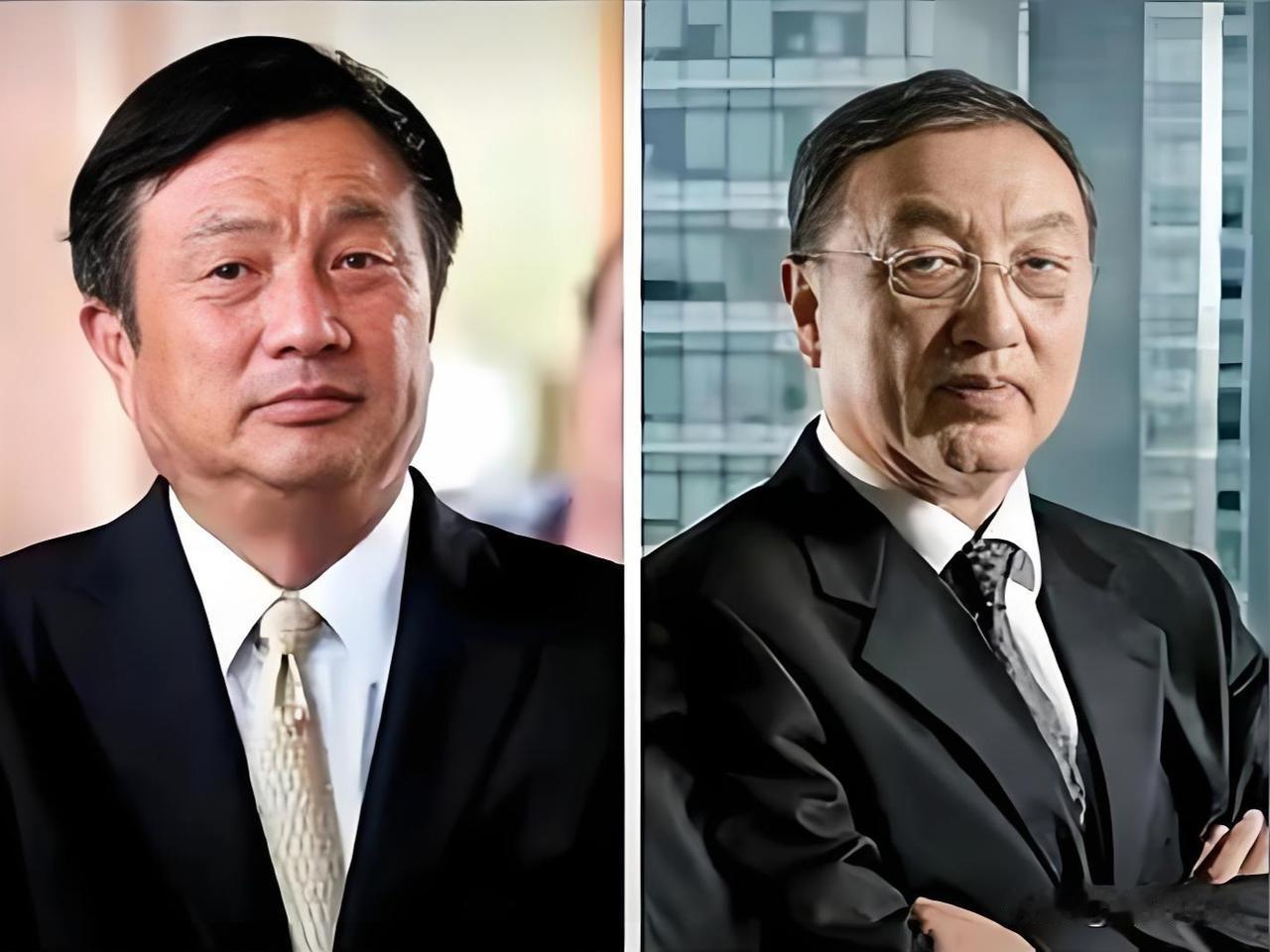 1990年，联想、华为营收分别约为4.9亿元人民币、0.5亿元人民币；
1995
