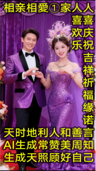 愛好终究有收获个人观点
我的原创对联
天时地利人和美仅供参考
相亲相愛①家人对错