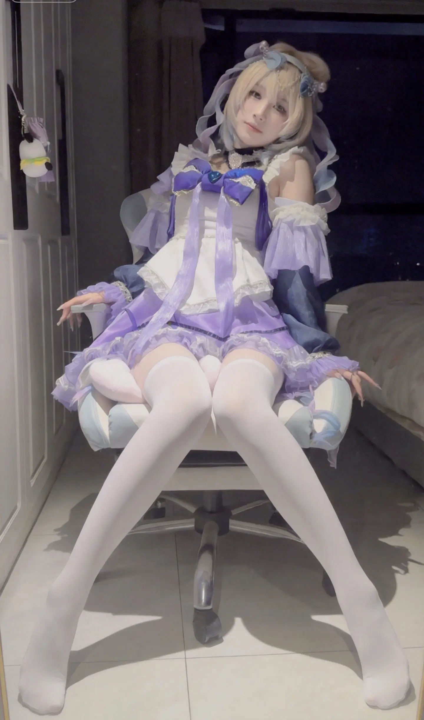 白丝芭芭拉穿在身上，甜到犯规！