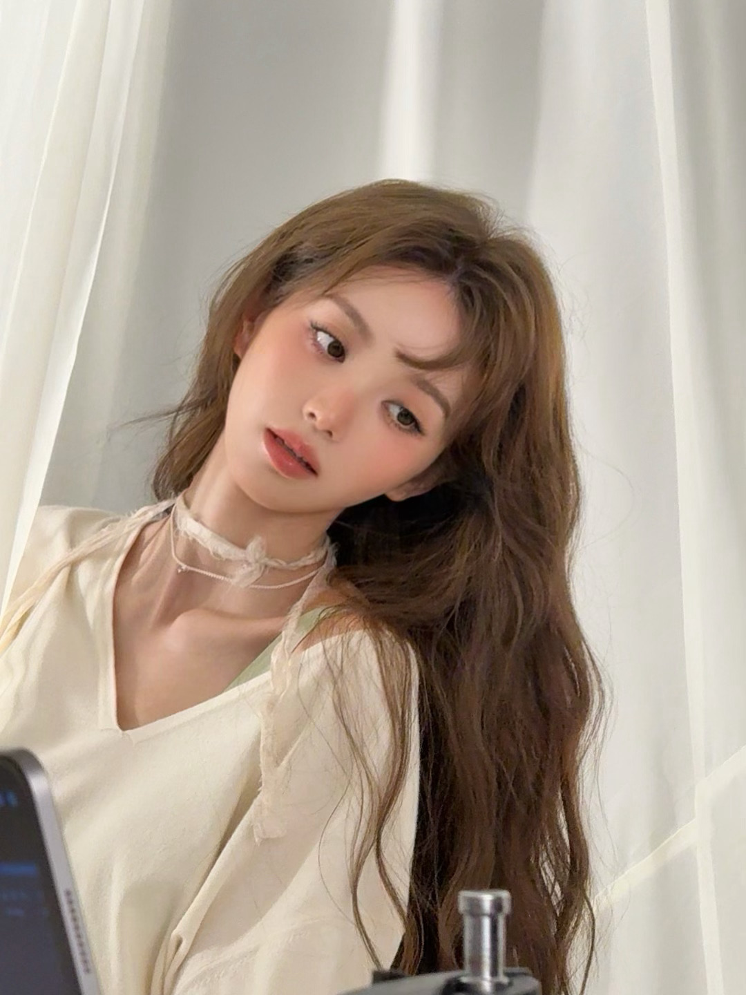 有刘海没刘海都漂亮的冷脸御姐田曦薇 ​​​