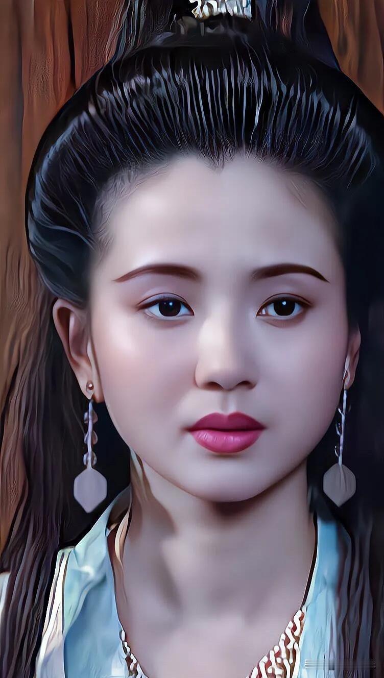八九十年代荧幕上的古装美人，各有各的特色。
陶慧敏温婉柔和，自带江南女子的清秀灵