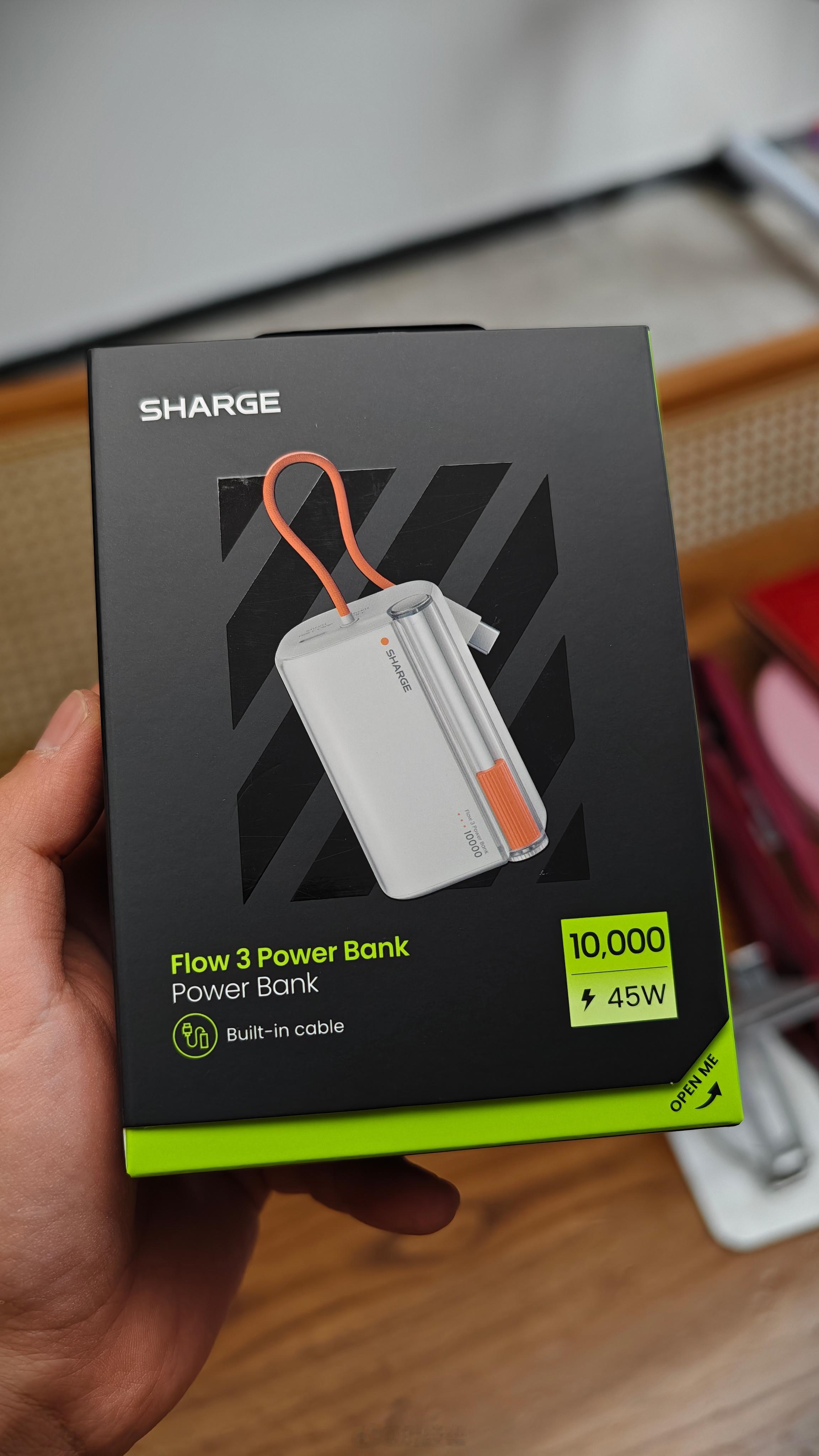 抽闪极新品，随行Pro，自带线，电量可视，45W充电宝，价值239元。  参与方