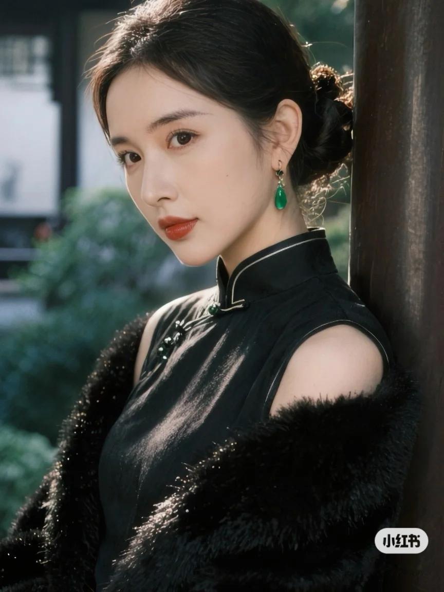 今年冬天的不同美女旗袍穿搭写真