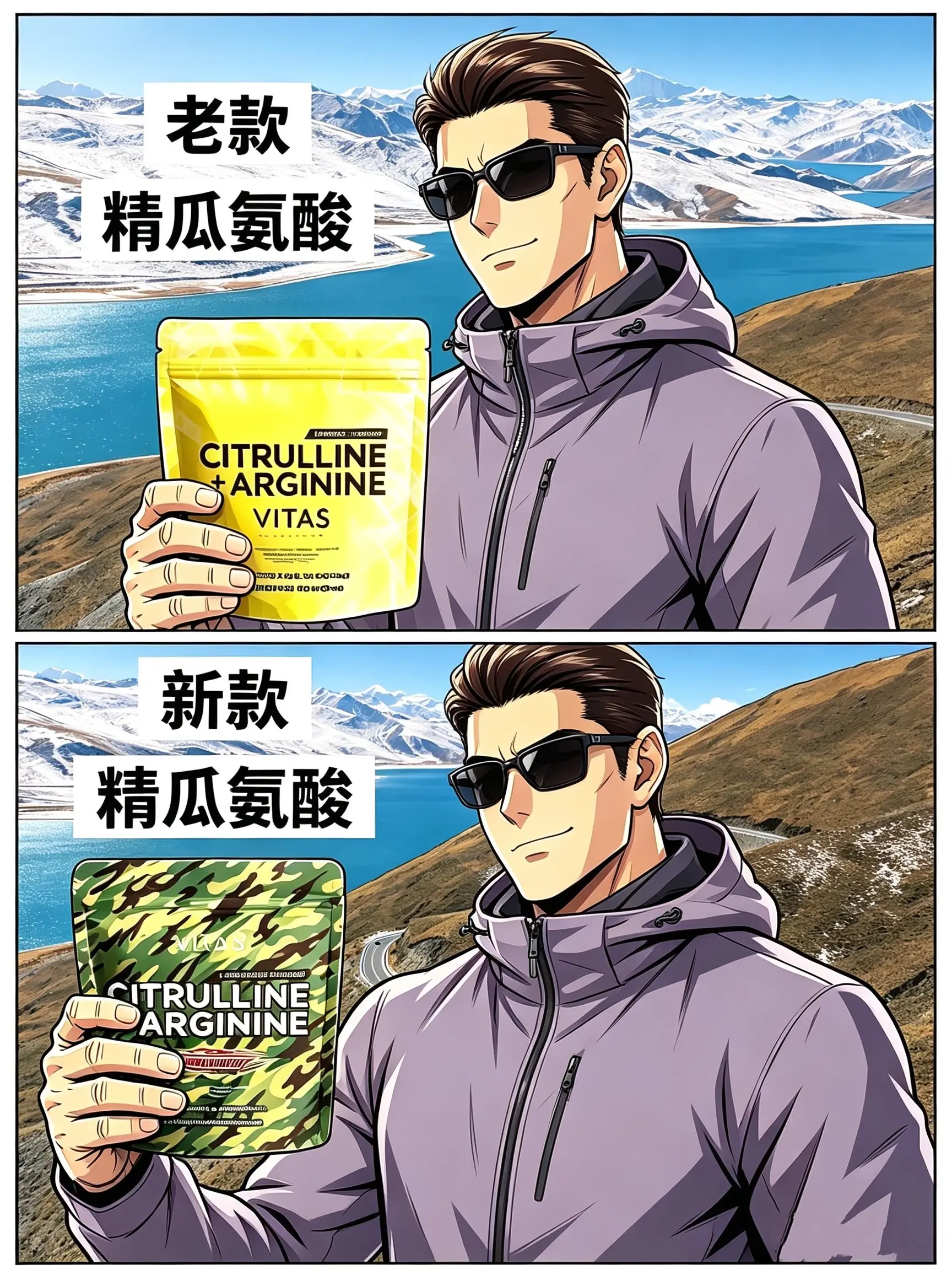 精氨酸+瓜氨酸新口味，还没喝过的兄弟可以试试