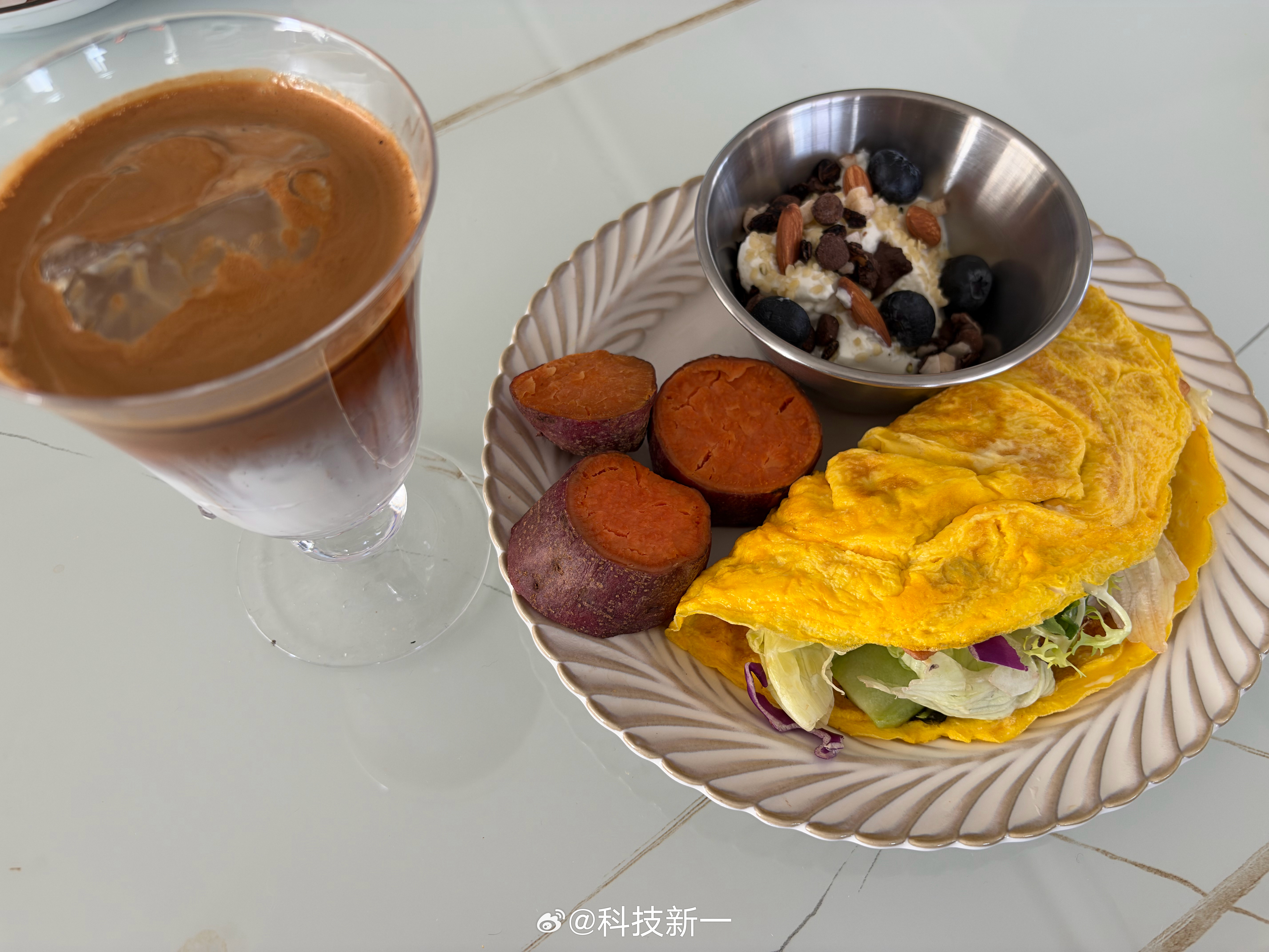 今日早餐，西式，打几分[doge] ​​​