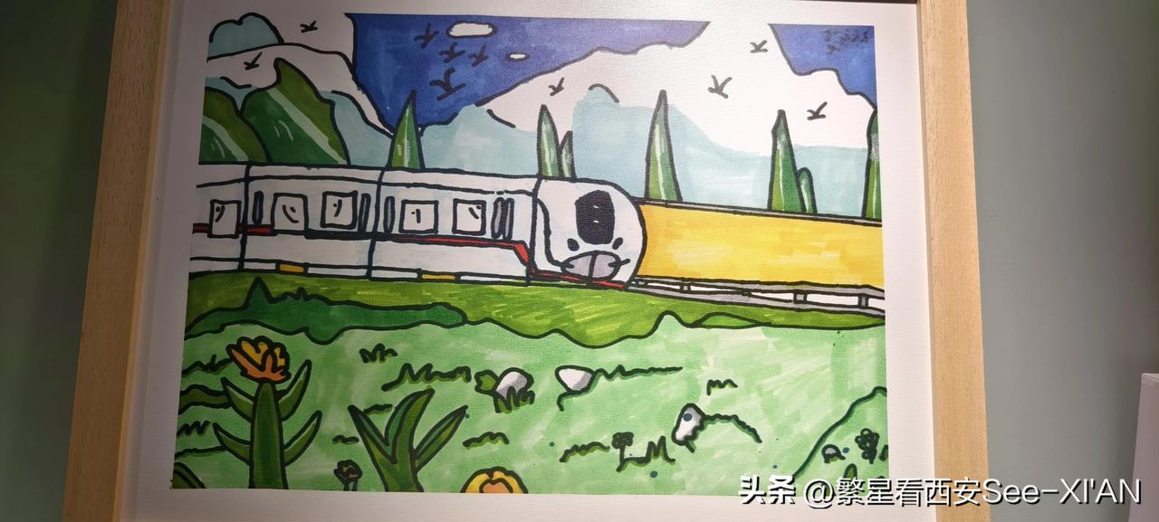 Walk(色彩漫步)很流行。昨天下班后，选择了一个特定色——绿色，然后从单位出发