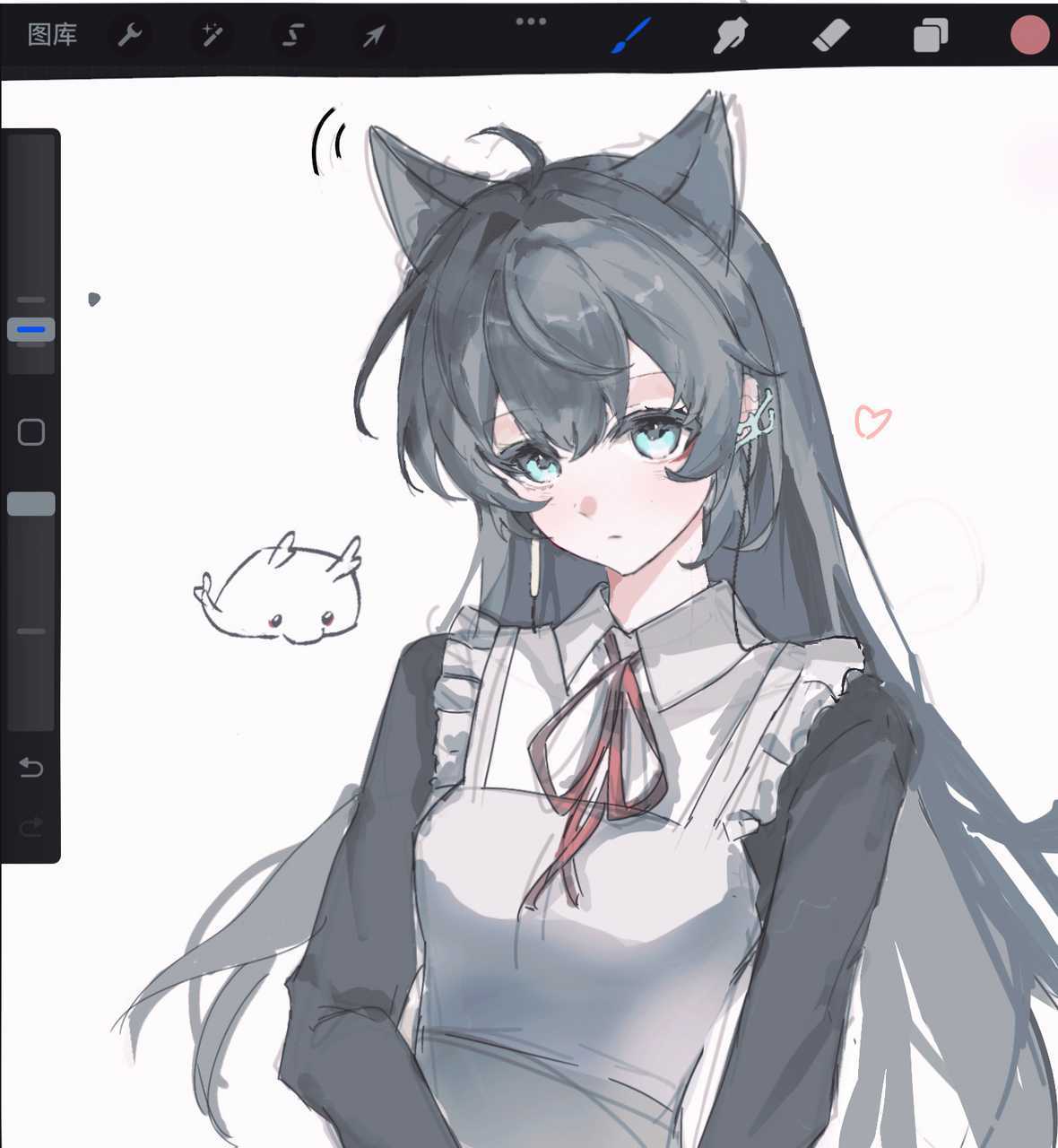 【溅射女仆】集攻们这女的这么看我到底啥意思4077 