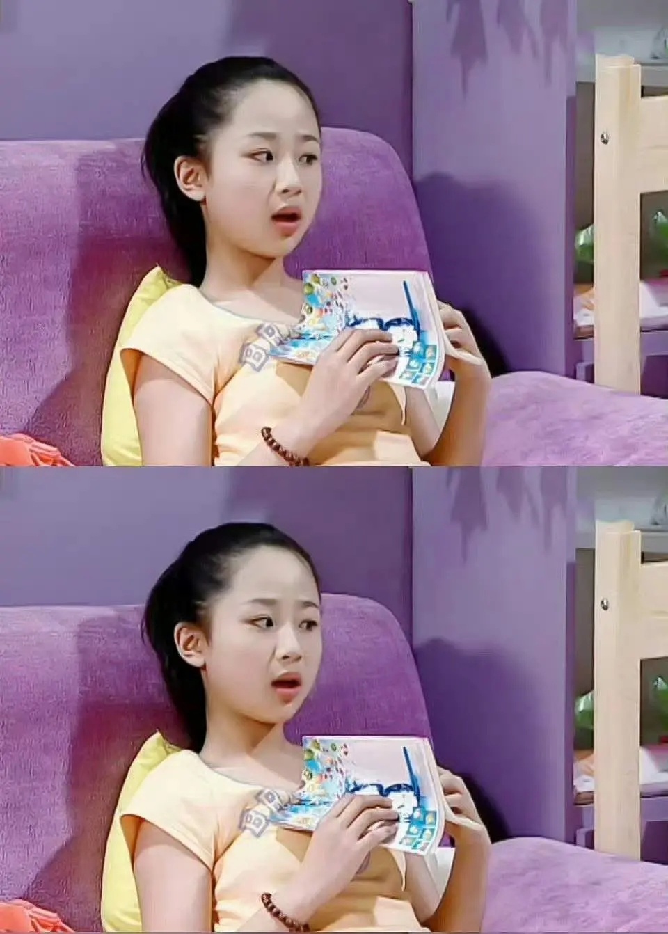 杨紫 这才是伟大的养成系小时候有杨紫的夏雪陪着，少女时期的时候，有宋征陪着，工作
