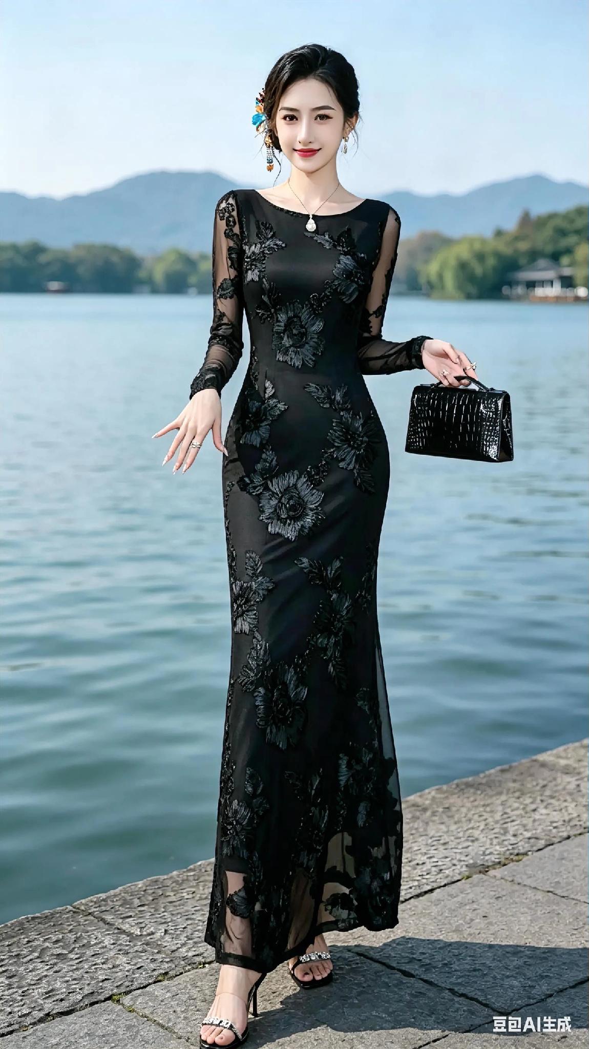 每一个瞬间都被捕捉得完美无瑕，让人在欣赏的同时也能够感受到她那独特的个性和魅力。