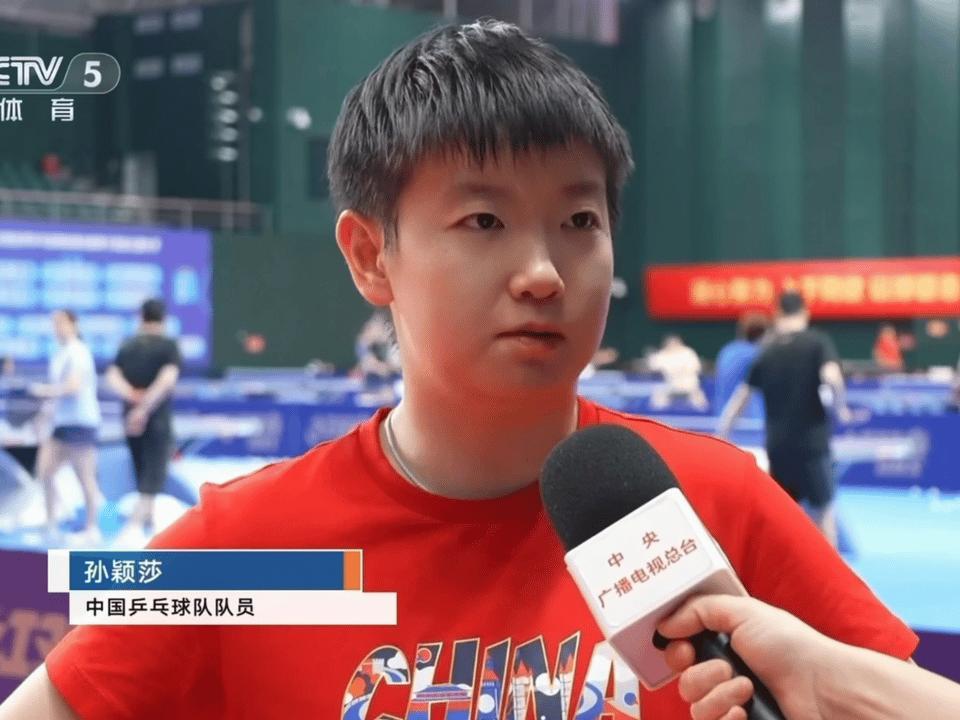 孩子真是长得越来越美而萌之孙颖莎