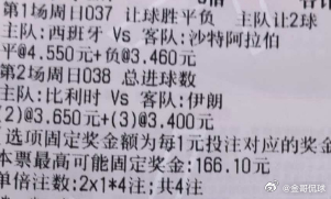 金哥世界杯推荐：037 世界杯 西班牙vs沙特阿拉伯038 世界杯 比利时vs伊