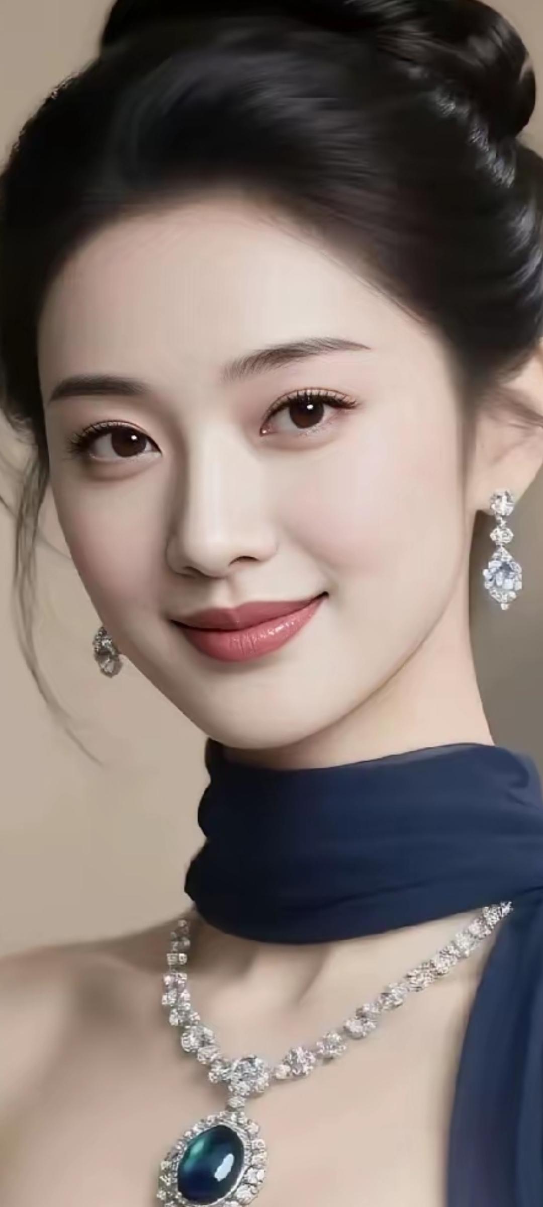 优雅蓝调，闪耀珠宝，尽显高贵气质！