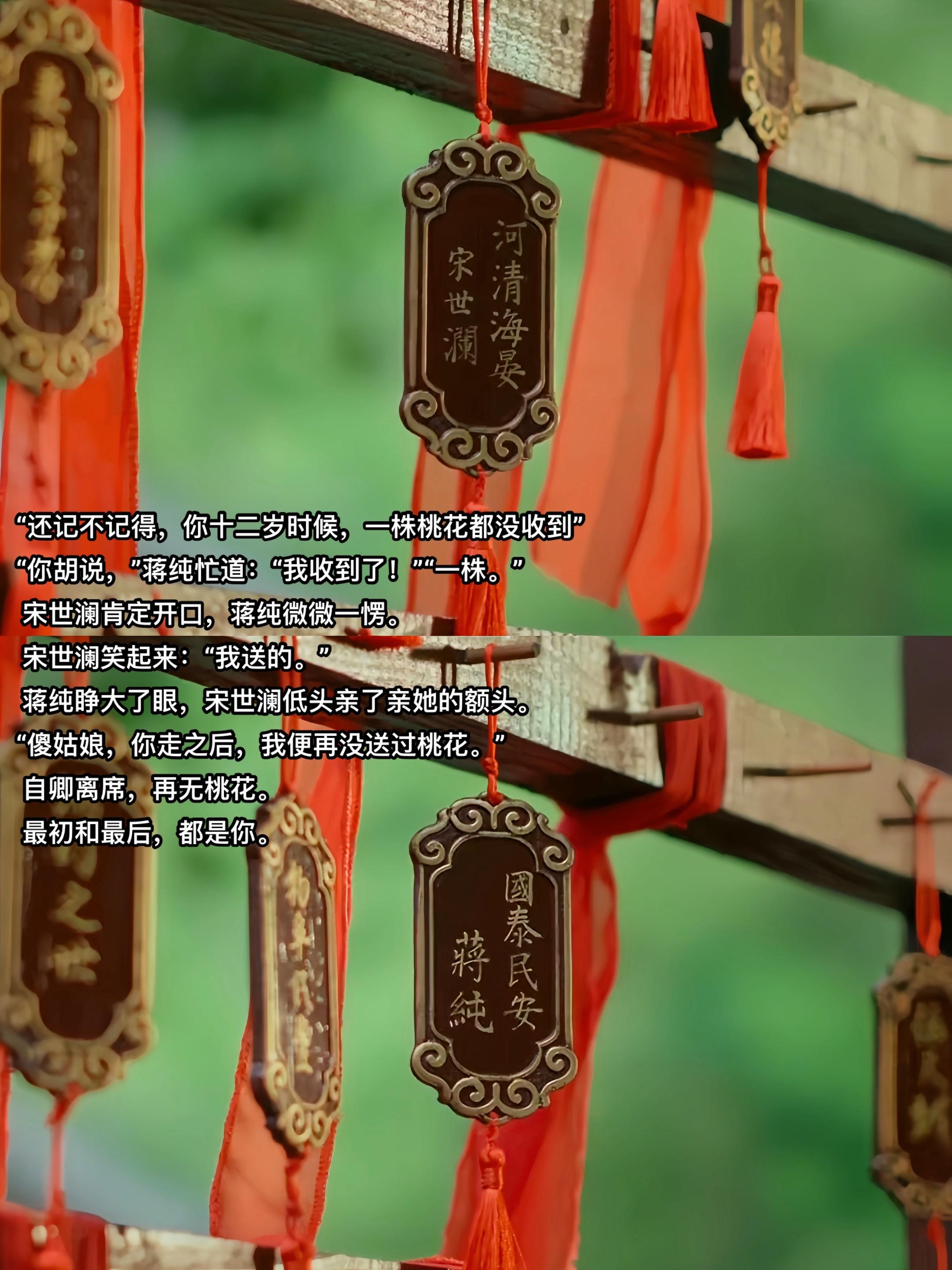 河清海晏宋世澜，国泰民安蒋纯😭😭