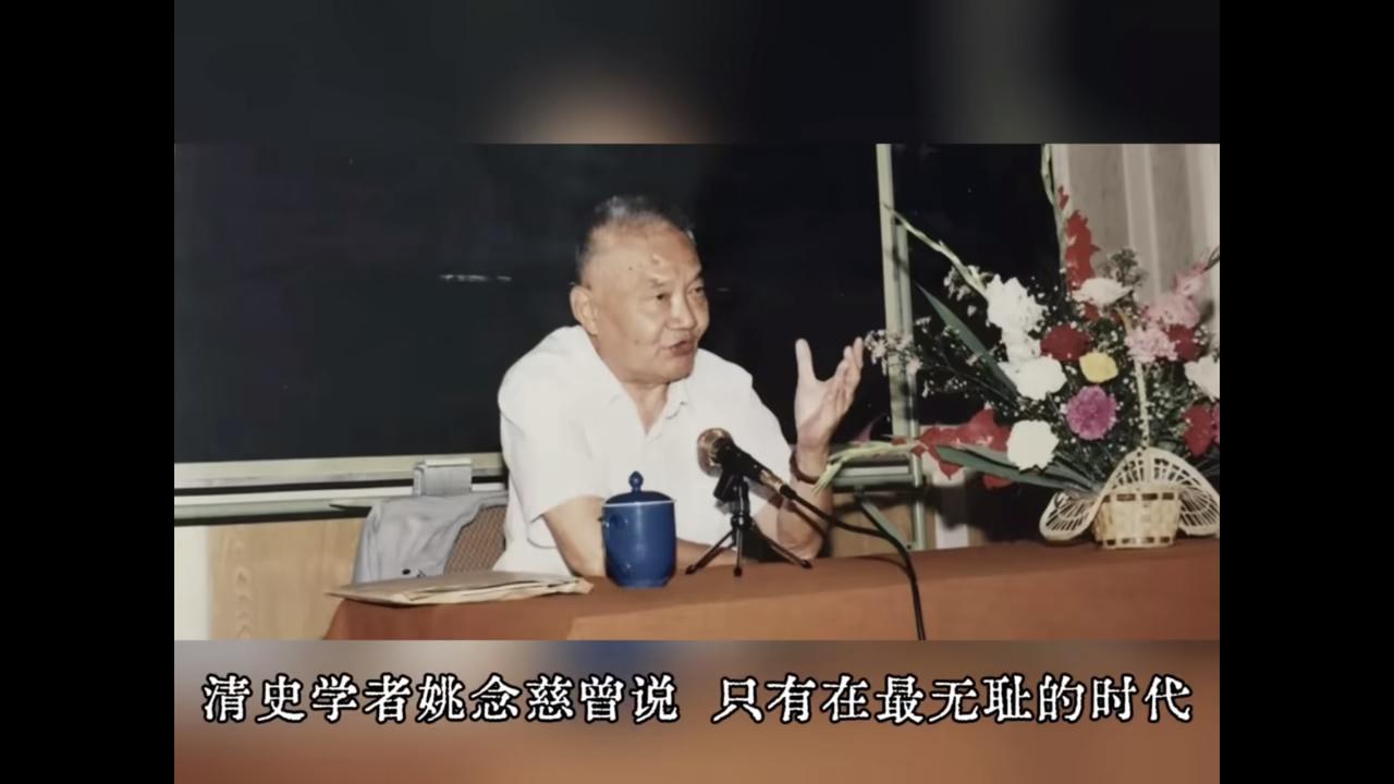 清史学者姚念慈曾表示：“‘只有在最无耻的时代，才会产生吹捧康熙盛世的文字’。清王