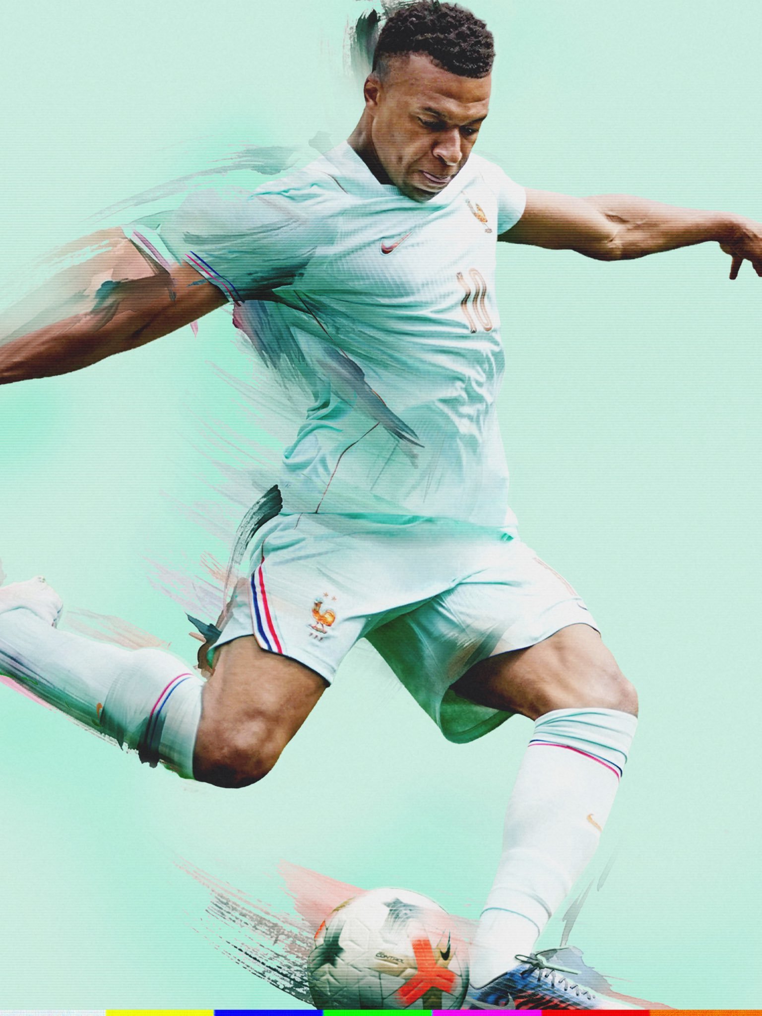 姆巴佩  NikeFootball：法国队不仅在踢球，他们是艺术Les Bleu