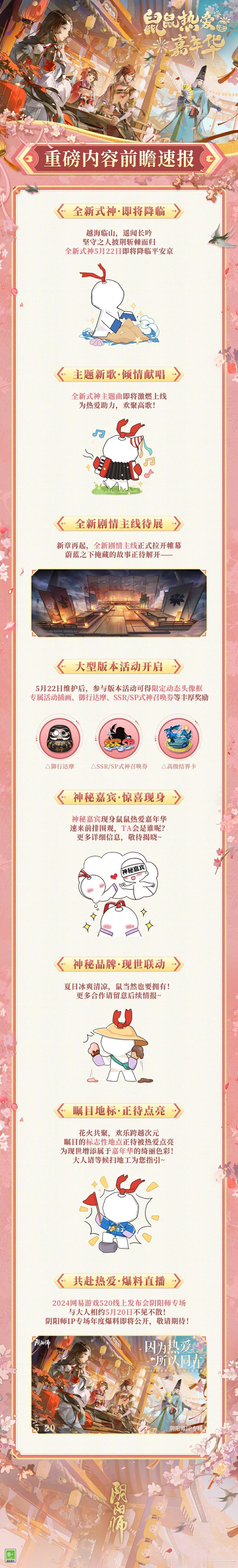 #阴阳师手游[超话]##超话创作官##爱游引力# 【鼠鼠热爱嘉年华】520版本内