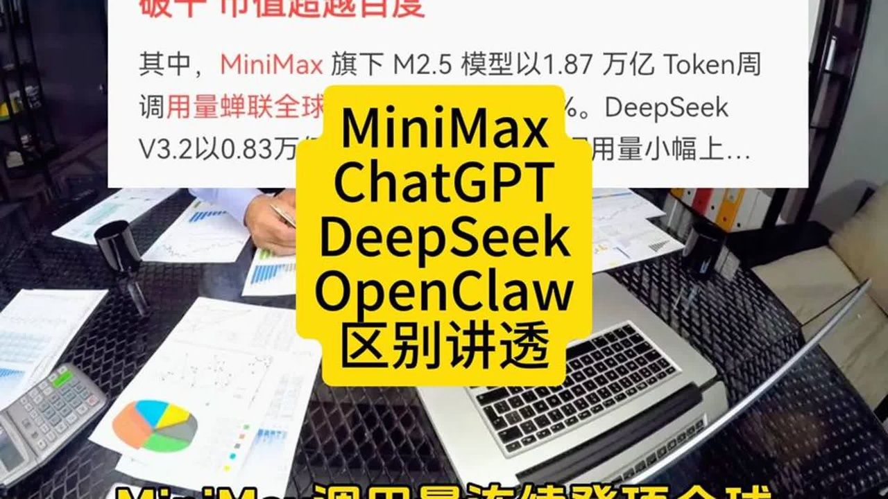 MiniMax和ChatGPTDeepSeekOpenClaw区别