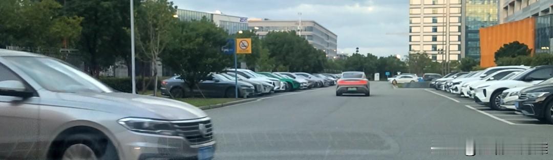 一张图里面两辆小米汽车，不得不说，小米汽车在宁波的市场占有率越来越高了！