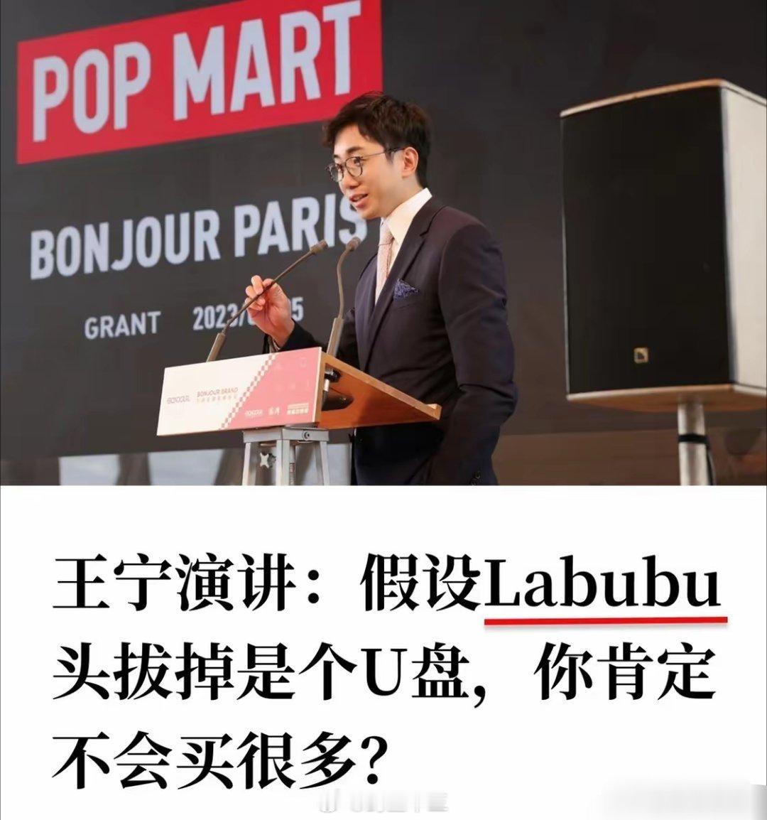 原来它们不叫labubu泡泡玛特创始人王宁能当首富，他有一个“奇葩”的思维：就是
