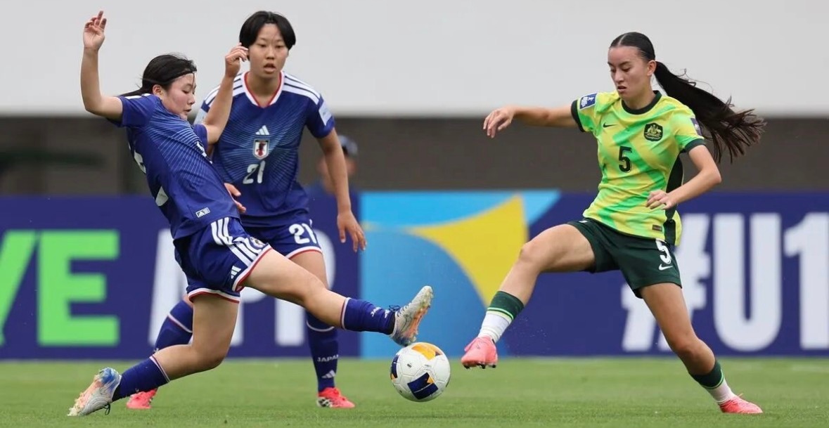 U17女足亚洲杯半决赛，日本U17女足在苏州体育中心体育场迎战澳大利亚U17女足
