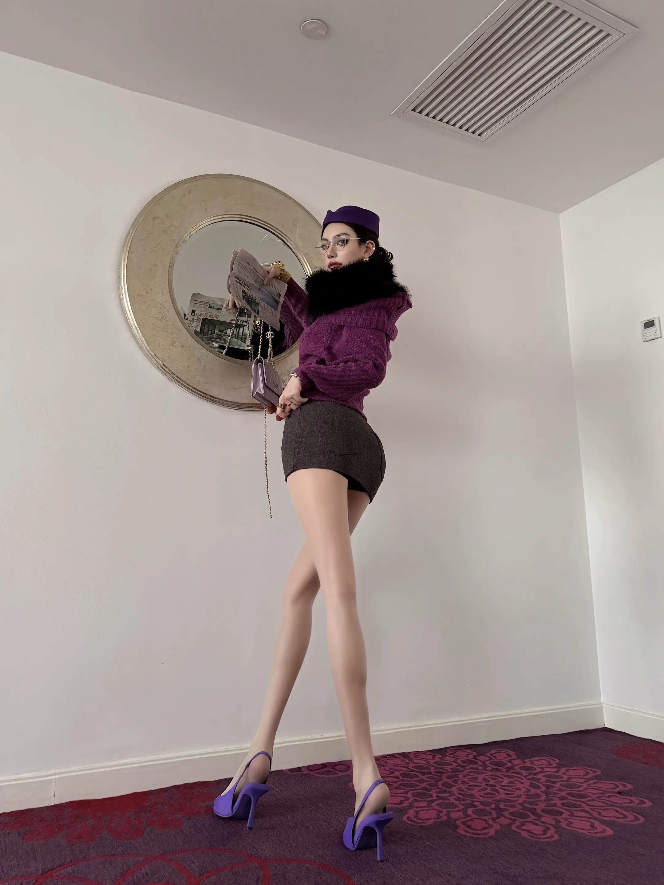 还是那个紫色韵味💜。