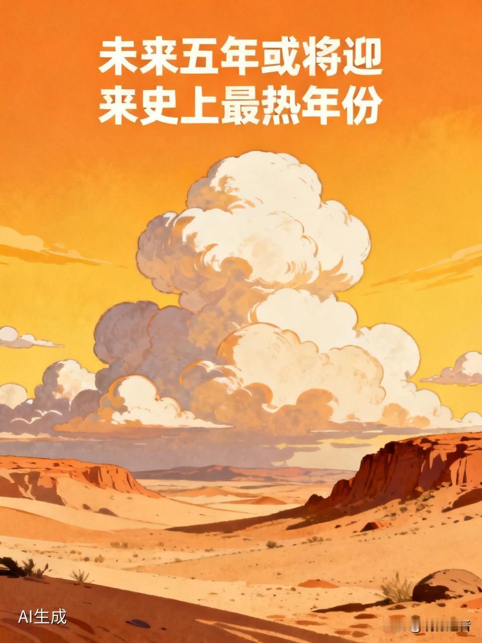未来五年或将迎来史上最热年份，这绝非偶然。当我们沉迷于无休止的纷争与掠夺时，可曾