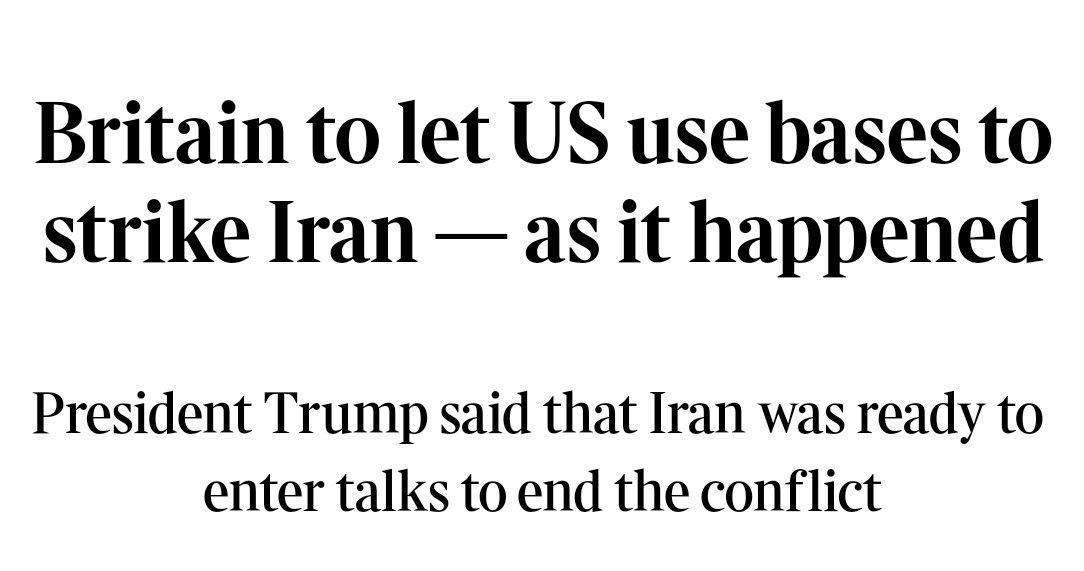 据英国《泰晤士报》报道，英国已批准美国使用费尔福德皇家空军基地（位于英国格洛斯特