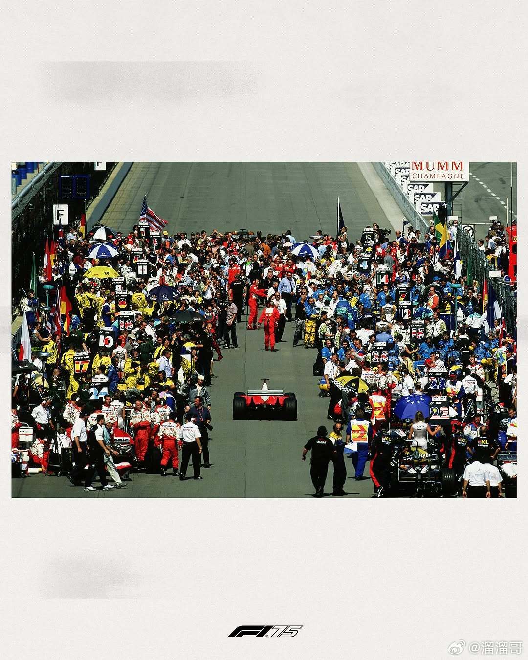 F1官方发布的一些75周年经典照片[哇][哇][哇] ​​​