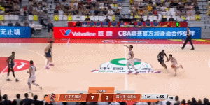 是个好帽，看来王少杰还想认真打。广东男篮vs四川男篮广东宏远