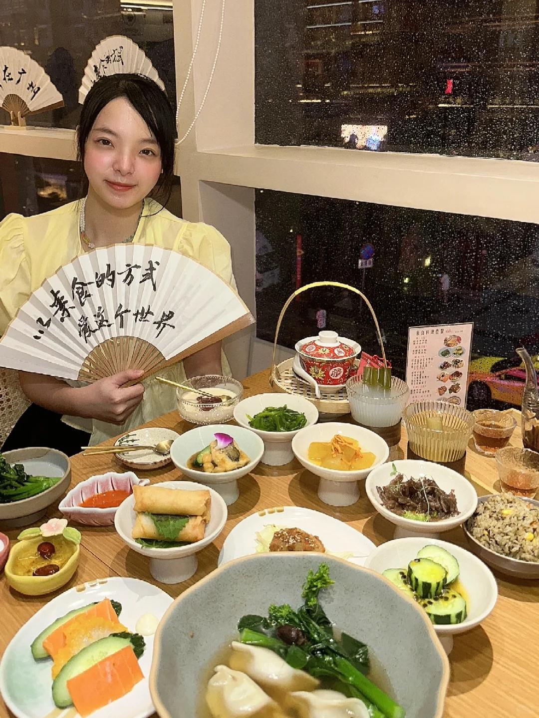 以素食的方式爱这个世界，大佛寺对面素食馆