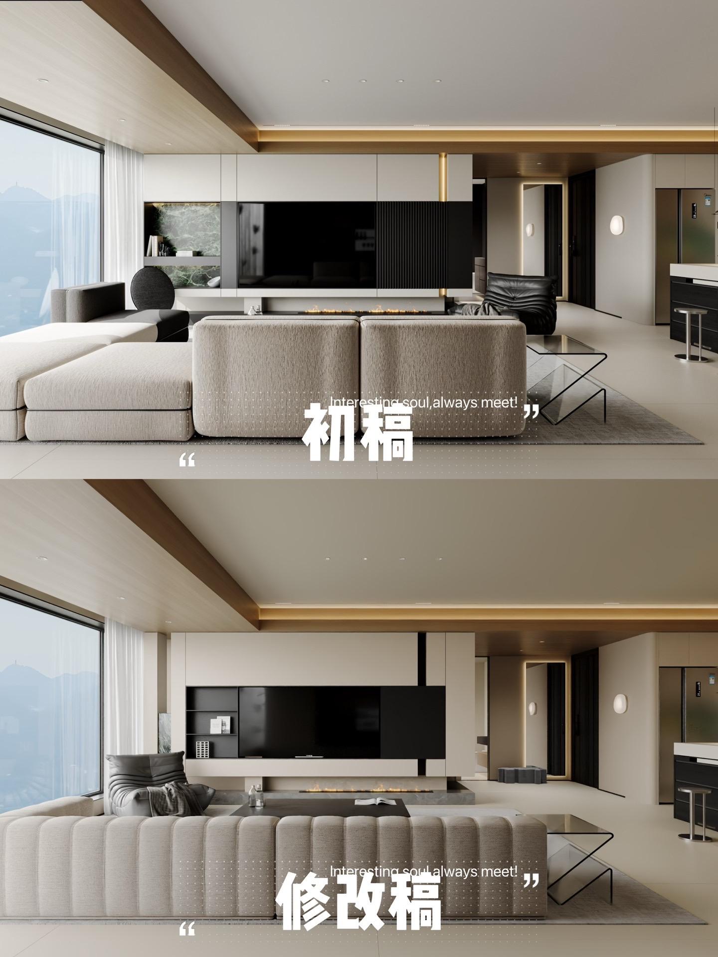 做设计的都难免会改图，这套设计你喜欢哪个呢？