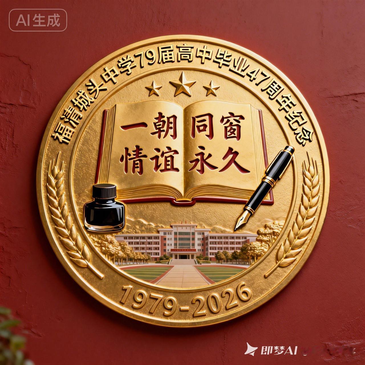 福城头中学79届高中毕业47周年纪念，情谊永久！