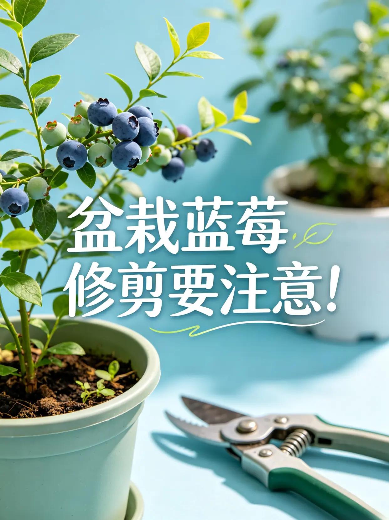 盆栽蓝莓不修剪不结果？。热点 蓝莓种植 蓝莓种植技术 盆栽蓝莓