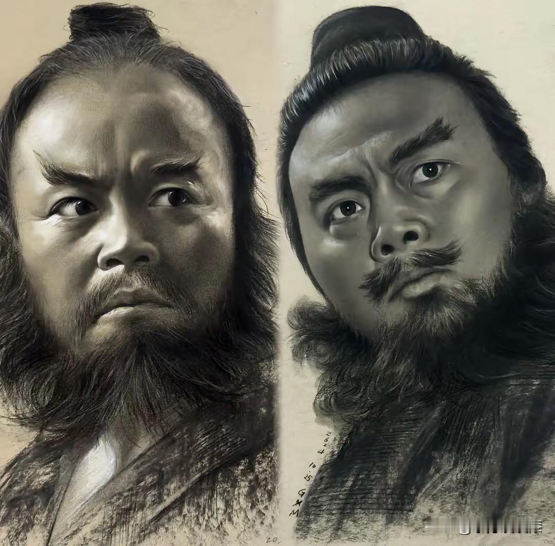 李逵和张飞的形象真的好像，但是性格区别却很大！
李逵胆大无人性，愚忠愚孝，典型的