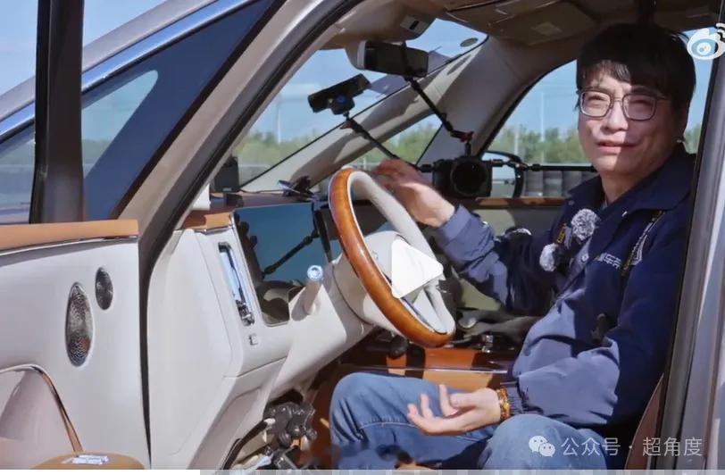 【测试尊界后，懂车帝安全测试负责人称遭短信轰炸】今日，懂车帝测试的尊界汽车刹车踏