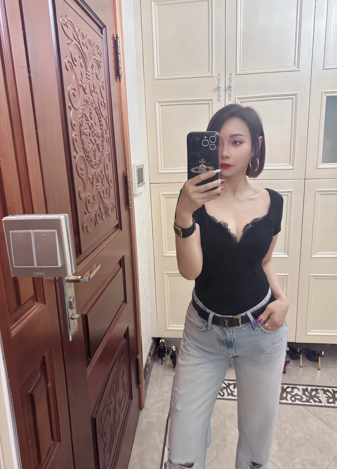 穿搭分享！👩‍🦰👠💄