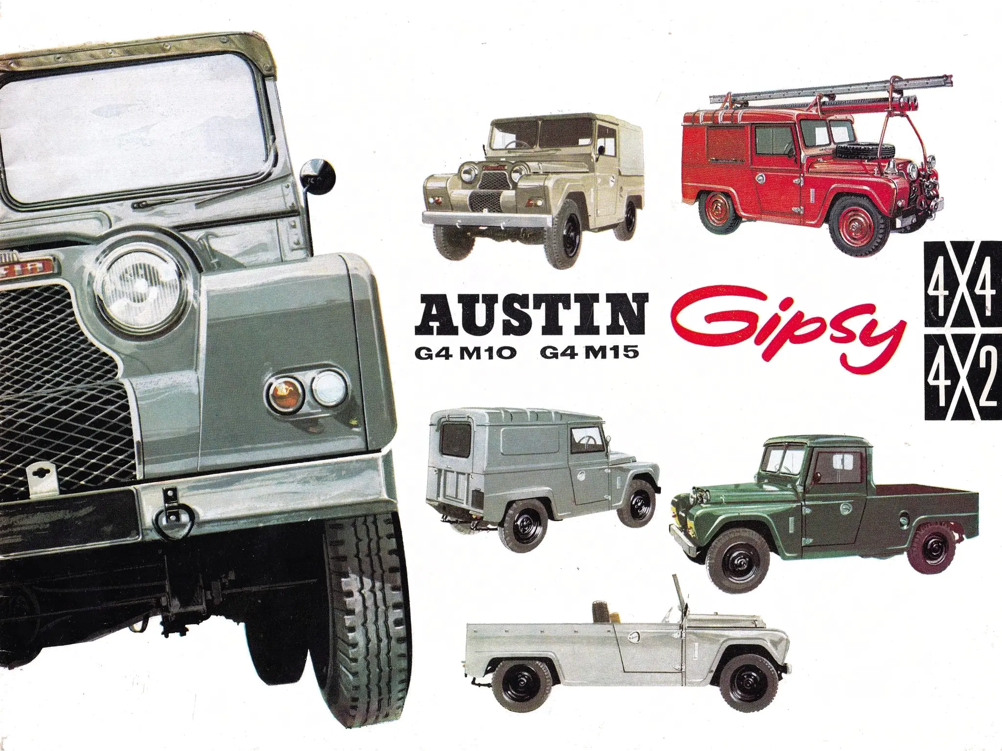 这是卫士嘛？。Austin Gipsy G4M10, G4M15, 4...