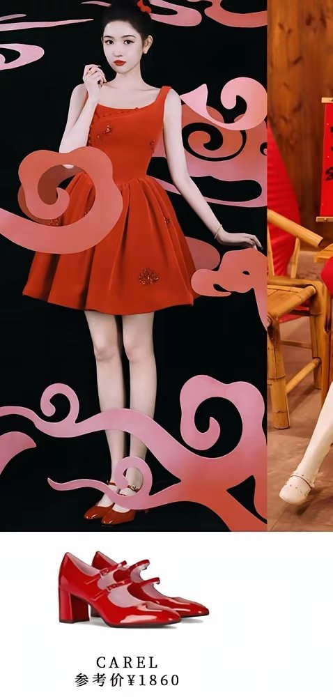 女明星同台，我劝你千万别看脚。一看，全露馅儿了。白鹿165，田曦薇168，脚底下