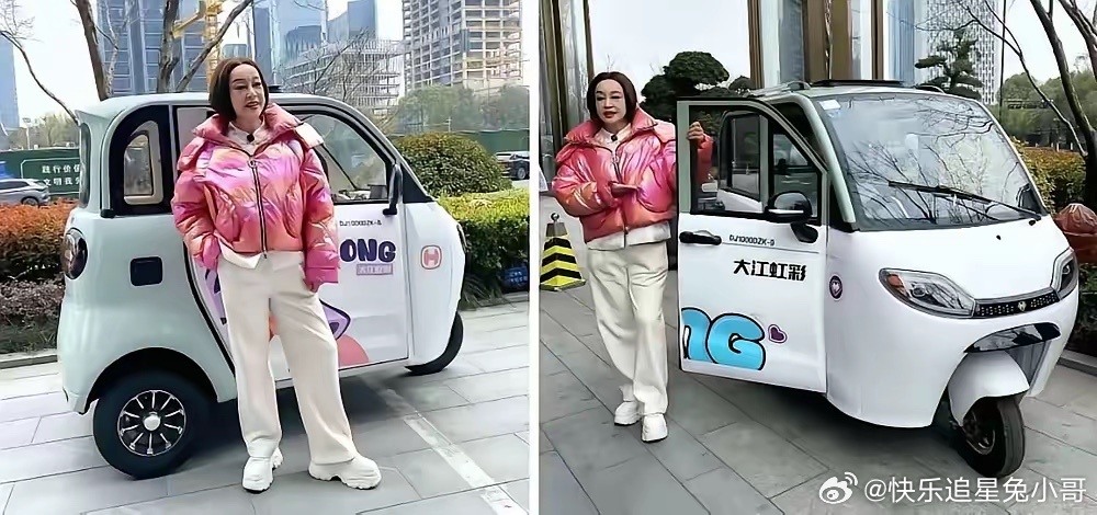 刘晓庆做这个代言人太丢身份了，刘晓庆怎么会开这种车？ 